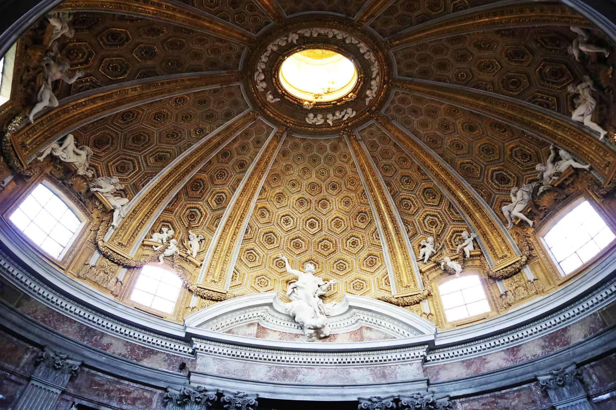 Roma cupola san andrea caravaggio