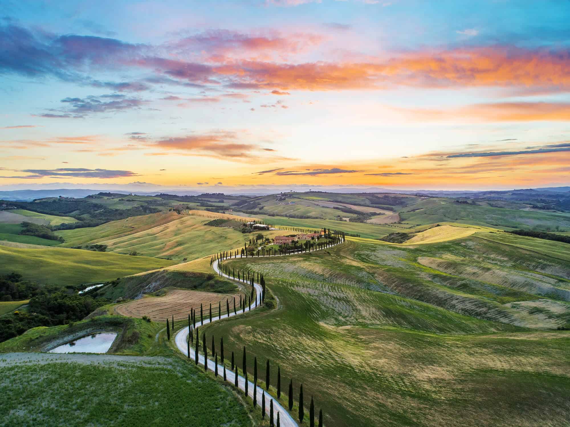 panorama Val Orcia