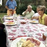 Enjoying a meal in the Monferrato area
