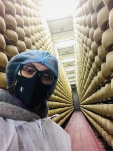 Visiting Grana Padano dairy