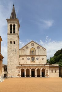 Spoleto duomo esterno facciata Sailko WikimediaCommons